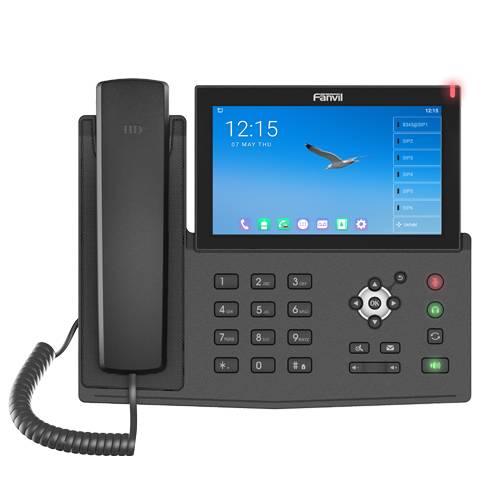 Fanvil X7A, IP-Telefon, Schwarz, Kabelgebundenes Mobilteil, Android, 20 Zeilen, 2000 Eintragungen
