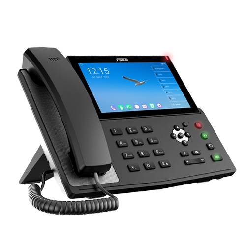 Fanvil X7A, IP-Telefon, Schwarz, Kabelgebundenes Mobilteil, Android, 20 Zeilen, 2000 Eintragungen