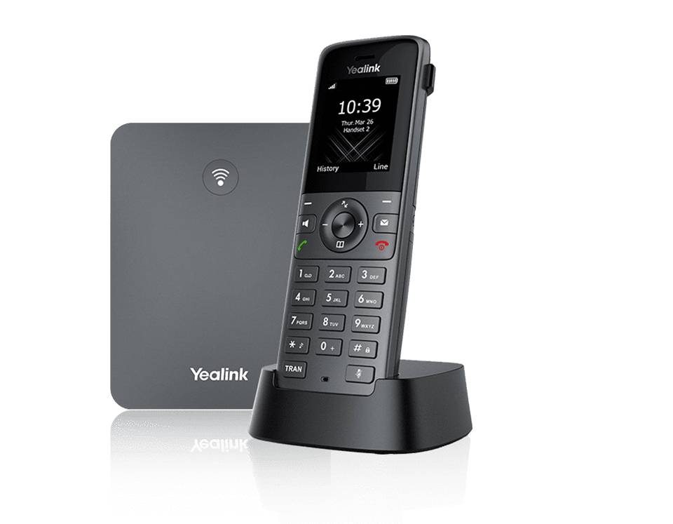 Yealink W73P - Schnurloses VoIP-Telefon mit Rufnummernanzeige