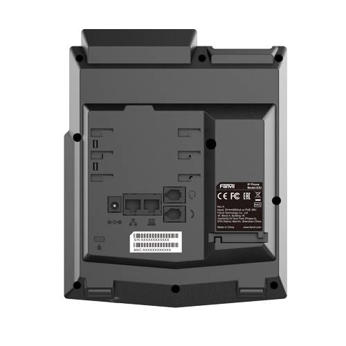 Fanvil X3U, IP-Telefon, Schwarz, Kabelgebundenes Mobilteil, Im Band, Out-of band, SIP-Info, 6 Zeilen, 1000 Eintragungen