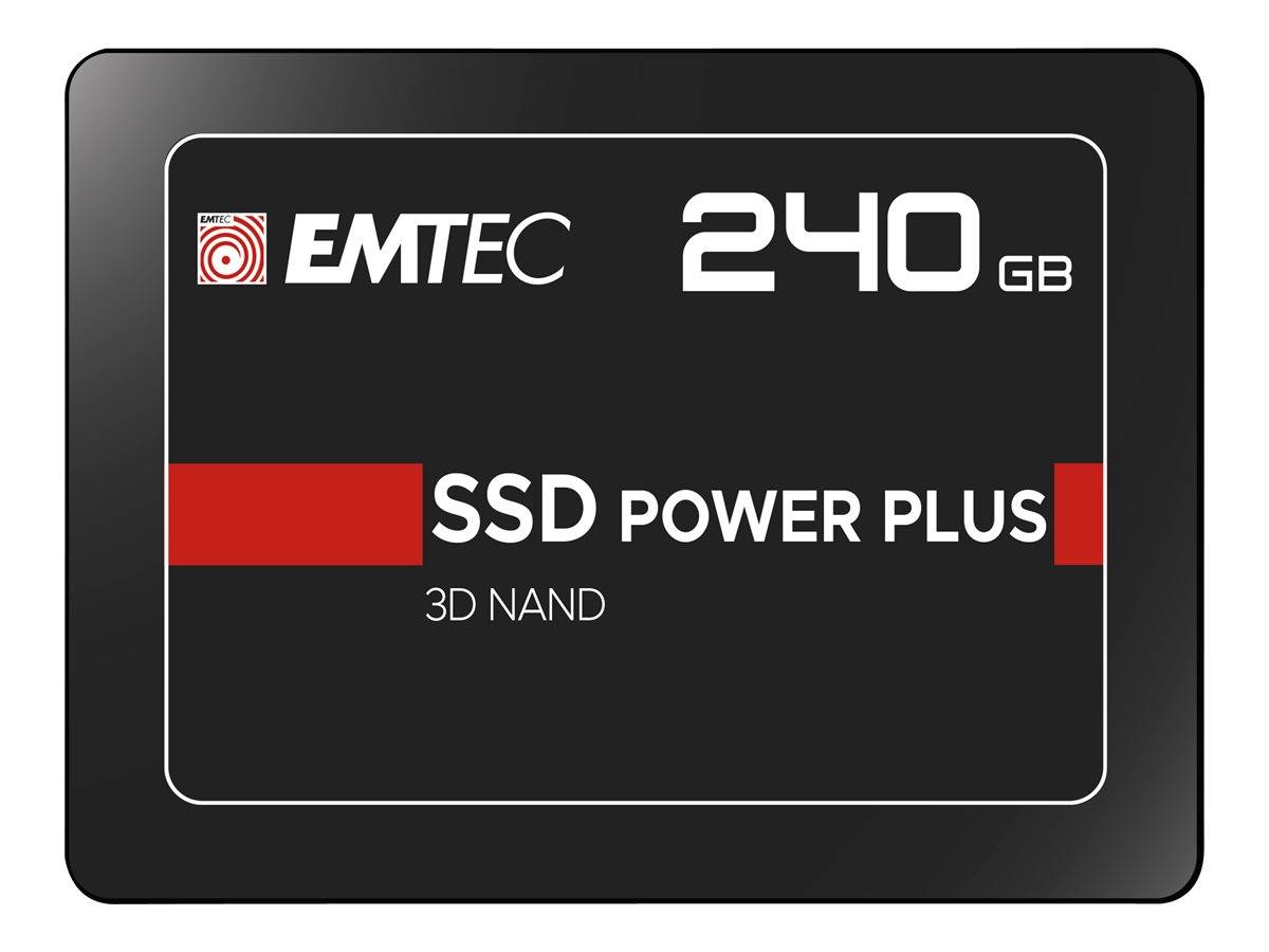 EMTEC X150 Power Plus 3D NAND - SSD - 240 GB - intern - 2.5"" (6.4 cm)
