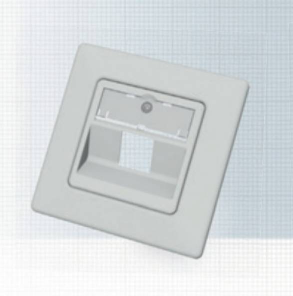 EasyLan CKVDUSL1R, Weiß, Polymer, konventionell, 80 mm, 80 mm, 1 Stück(e)