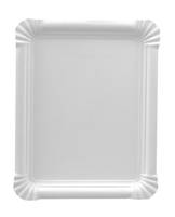 Papstar 11071, Teller, Rechteckig, Karton, Weiß, Monochromatisch, 250 Stück(e)