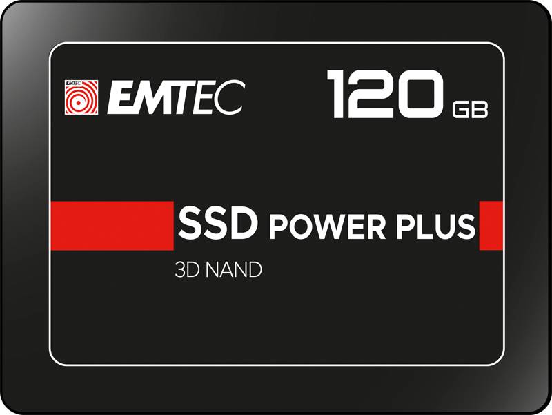 EMTEC X150 Power Plus 3D NAND - 120 GB SSD - intern - 2.5" (6.4 cm)