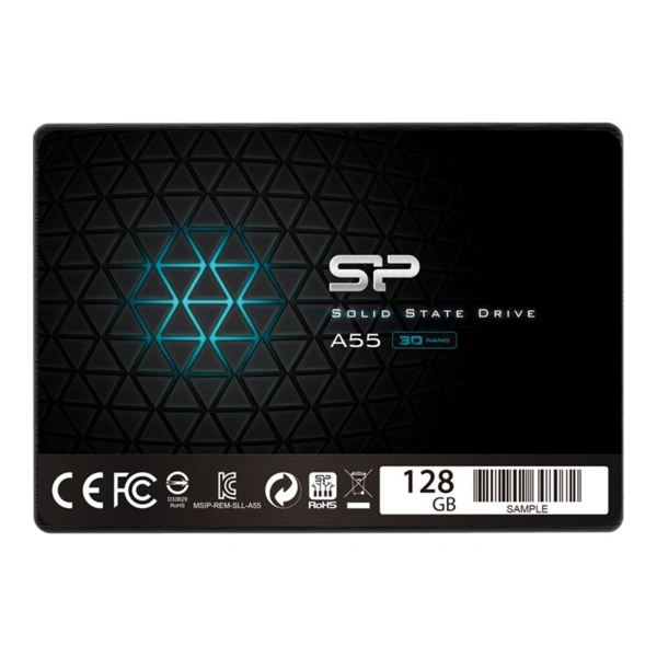 SILICON POWER A55 - 128 GB SSD - intern - 2.5"" (6.4 cm) SILICON POWER A55 - 128 GB SSD - intern - 2.5"" (6.4 cm)