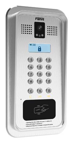 Fanvil I33VF, LCD, 128 x 48 Pixel, Grau, IP65, Aluminium, Schnelles Ethernet