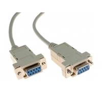 EXERTIS CONNECT - Hypertec 136001-HY, Weiß, 1 m, DB-9, DB-9, Weiblich, Weiblich