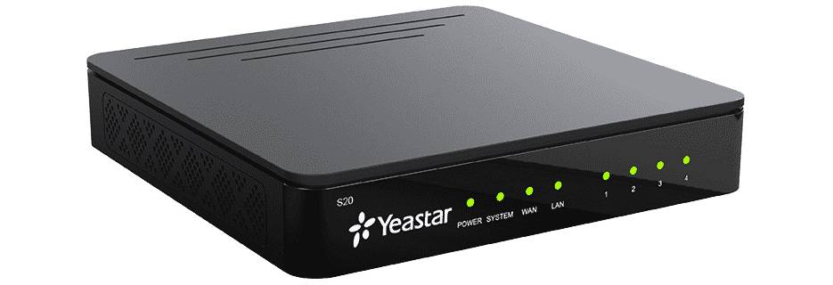 Yeastar S-Series S20 - Hybrid PBX - 2 x 10/100