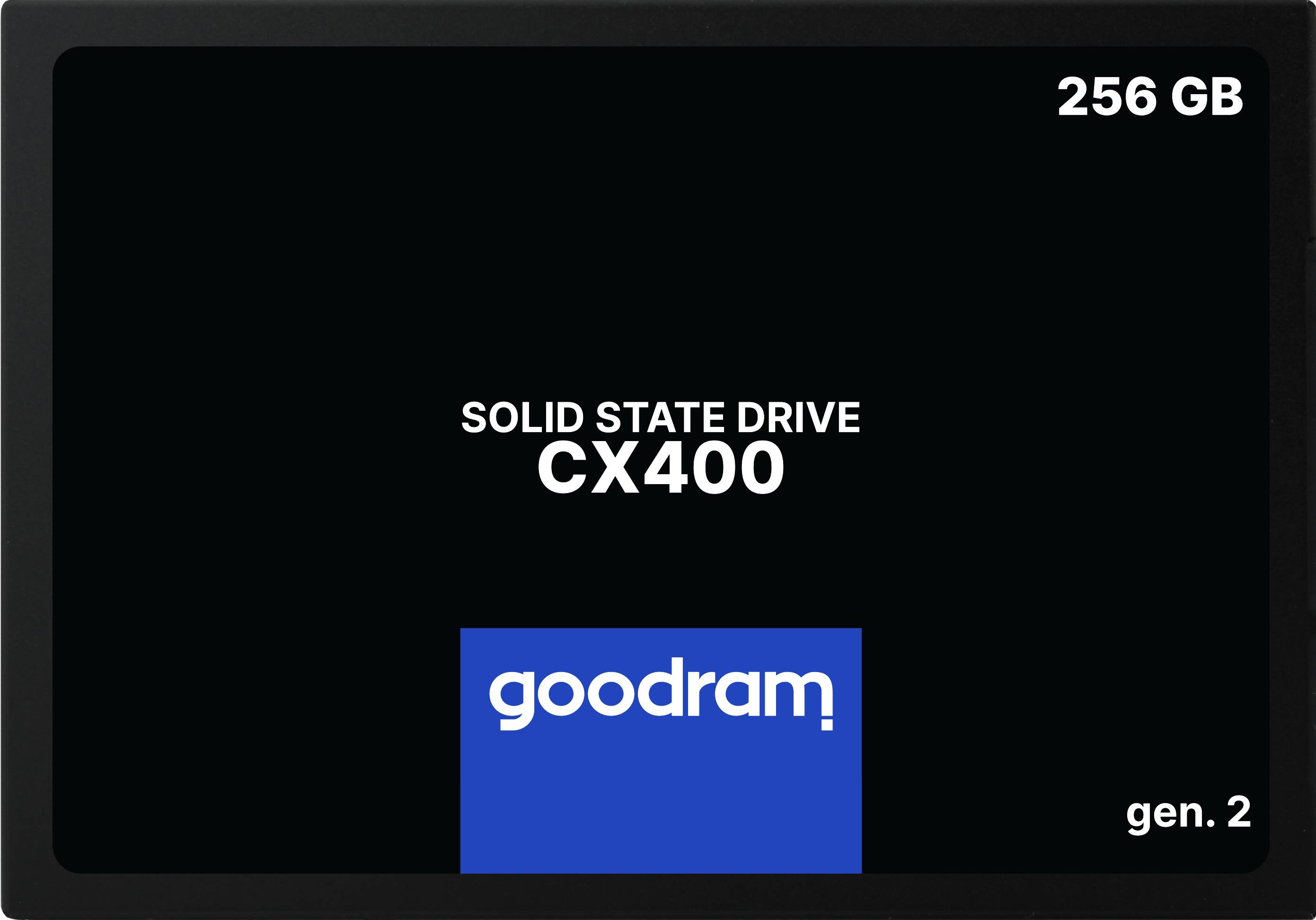 GOODRAM CX400 - Gen 2 - SSD - 256 GB - intern - 2.5"" (6.4 cm)