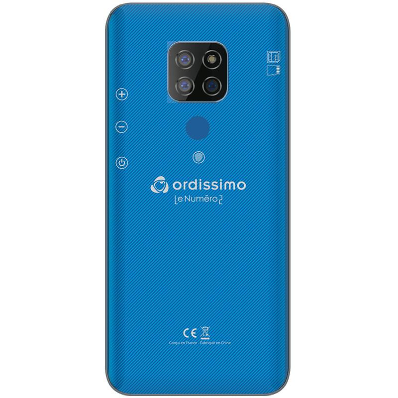 ORDISSIMO LeNuméro2, 16 cm (6.3 Zoll), 4 GB, 64 GB, 12 MP, Android 10.0, Schwarz
