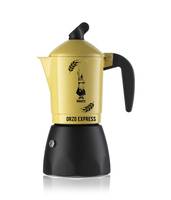 Bialetti Orzo Express, Mokka-Kanne, Schwarz, Gelb, Aluminium, 2 Tassen, Orzo Express, CE