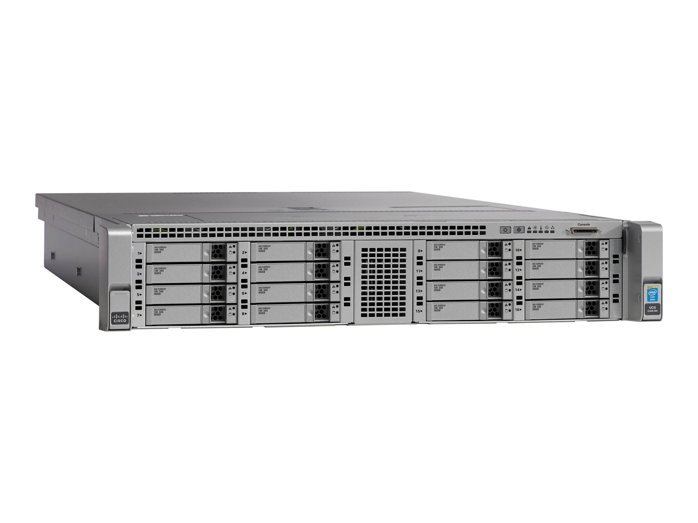 Cisco Business Edition 7000M (Export Restricted) - Server - Rack-Montage - 2U - zweiweg - 1 x Xeon E5-2680v3 / 2.5 GHz - RAM 64 GB - SAS - Hot-Swap