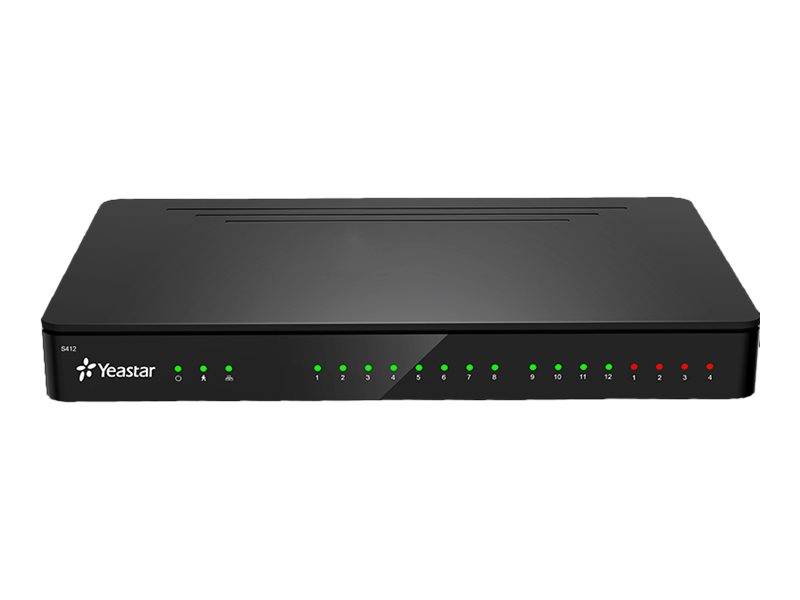 Yeastar S-Series S412 - Hybrid PBX - 2 FXO-Ports