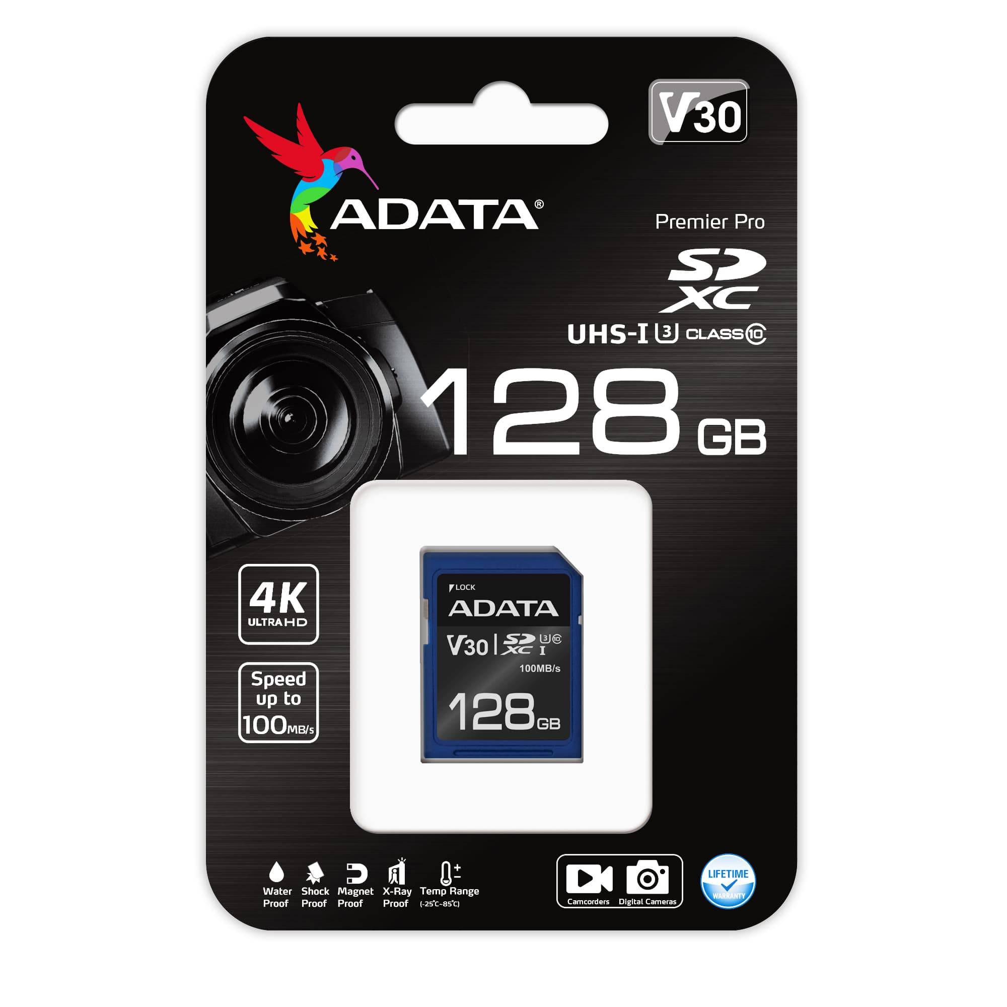 ADATA Premier Pro - Flash-Speicherkarte - 128 GB