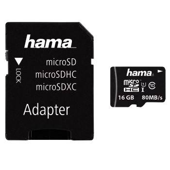 Hama - Flash-Speicherkarte (SD-Adapter inbegriffen)
