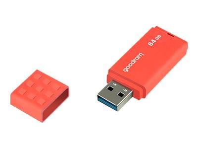 GoodRam UME3 - USB-Flash-Laufwerk - 64 GB - USB 3.0 - orange