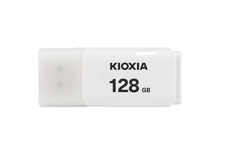 Kioxia TransMemory U202, 128 GB, USB Typ-A, 2.0, Kappe, 8 g, Weiß