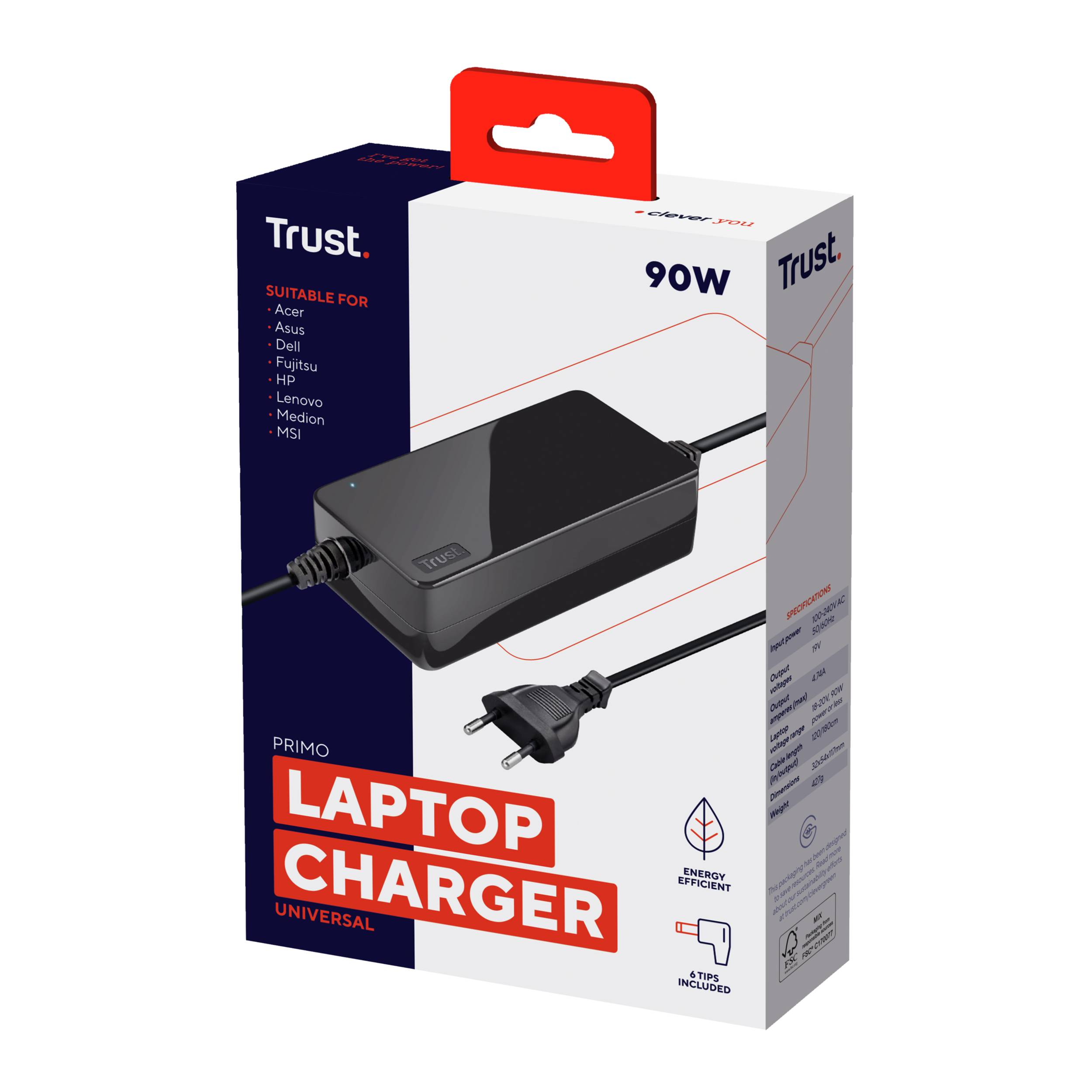 Trust Primo - Netzteil - Wechselstrom 100-240 V