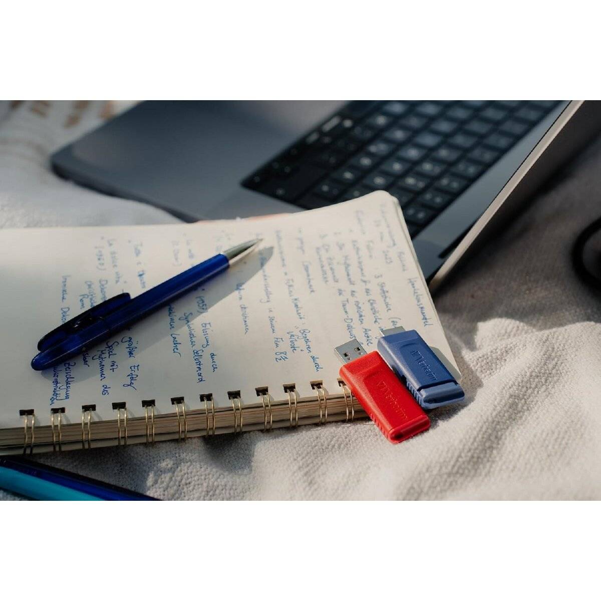 Verbatim USB 3.2 Stick 32GB 2er Pack Store'n'Click Datenstick mit Slide Lock Mechanismus