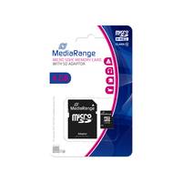 MediaRange - Flash-Speicherkarte (microSDHC/SD-Adapter inbegriffen)