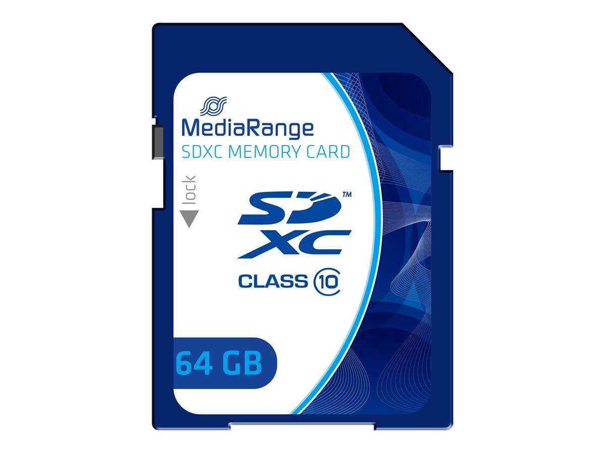 MediaRange - Flash-Speicherkarte - 64 GB - Class 10