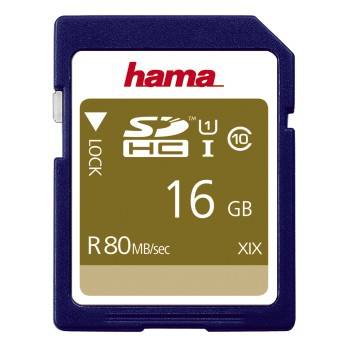 Hama - Flash-Speicherkarte - 16 GB - UHS Class 1 / Class10