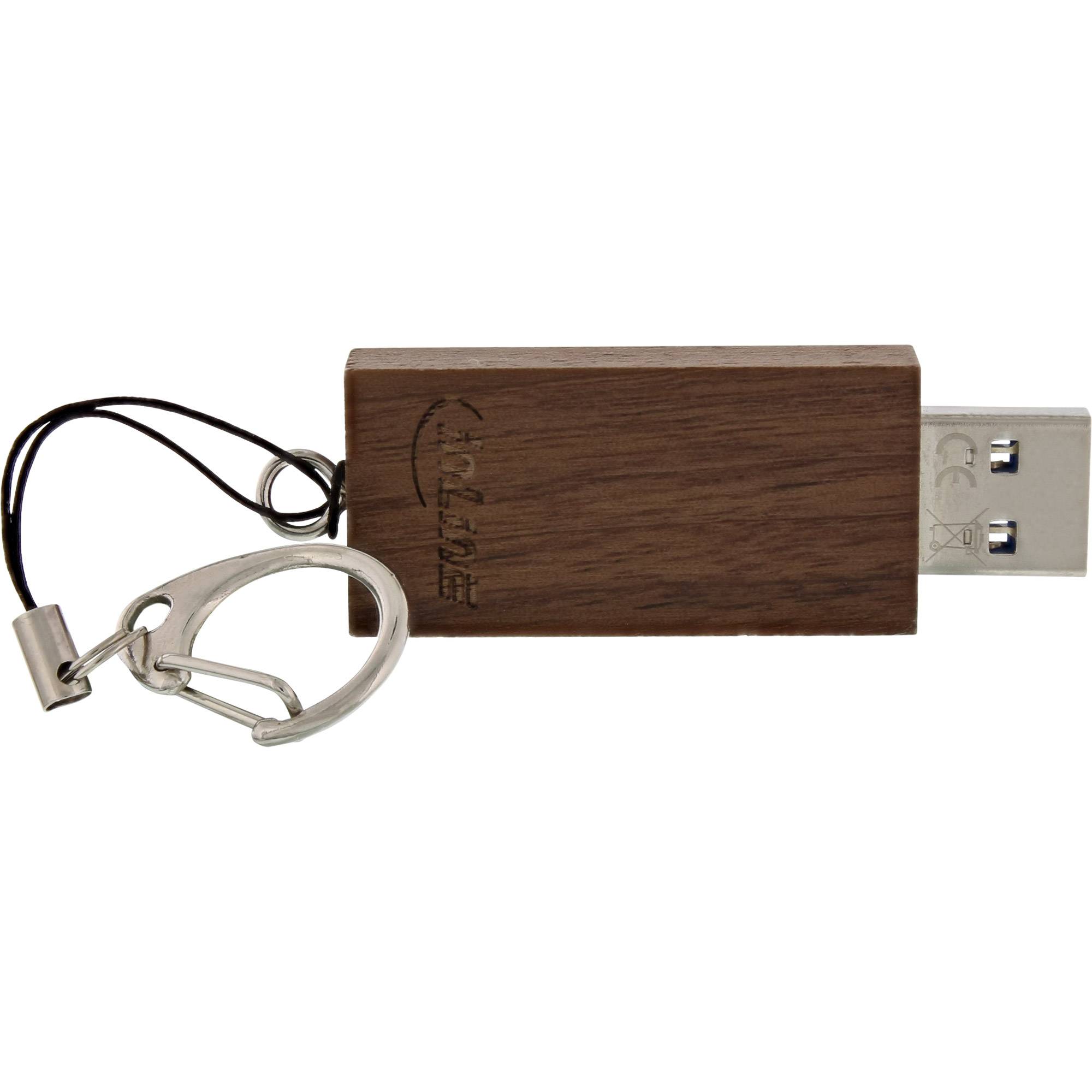 INLINE - woodstick USB 3.0 Speicherstick - Walnuss - 8GB