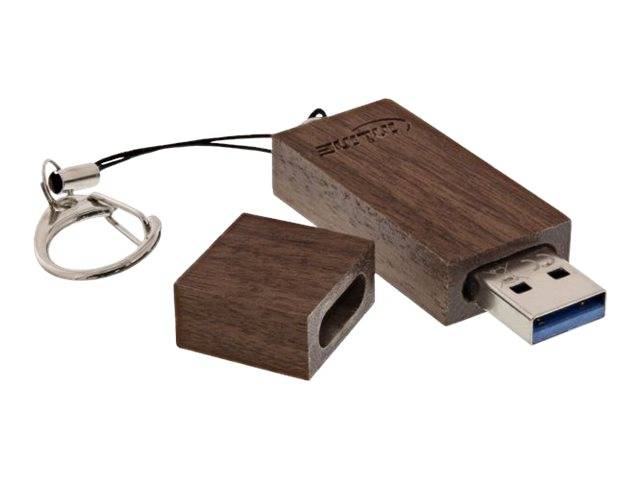 INLINE - woodstick USB 3.0 Speicherstick - Walnuss - 64GB