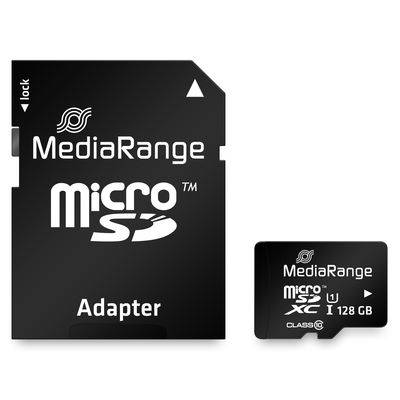 MediaRange MR945 - Flash-Speicherkarte (microSDXC-an-SD-Adapter inbegriffen)
