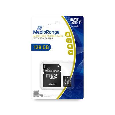 MediaRange MR945 - Flash-Speicherkarte (microSDXC-an-SD-Adapter inbegriffen)