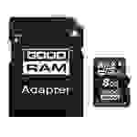 GoodRam M40A - 8 GB - MicroSDHC - Klasse 4 - UHS-I - 15 MB/s - 4 MB/s