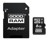 GoodRam M40A - 8 GB - MicroSDHC - Klasse 4 - UHS-I - 15 MB/s - 4 MB/s