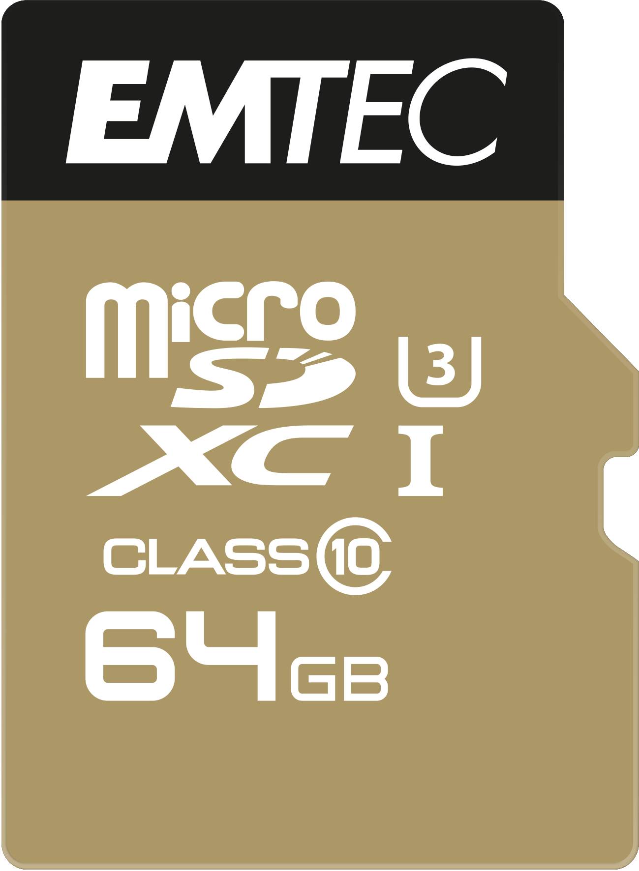 EMTEC SpeedIN' - Flash-Speicherkarte (microSDXC-an-SD-Adapter inbegriffen)