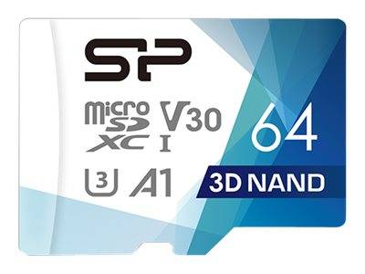 SILICON POWER Superior Pro microSDXC_Colorful - Flash-Speicherkarte (microSDHC/SD-Adapter inbegriffen)