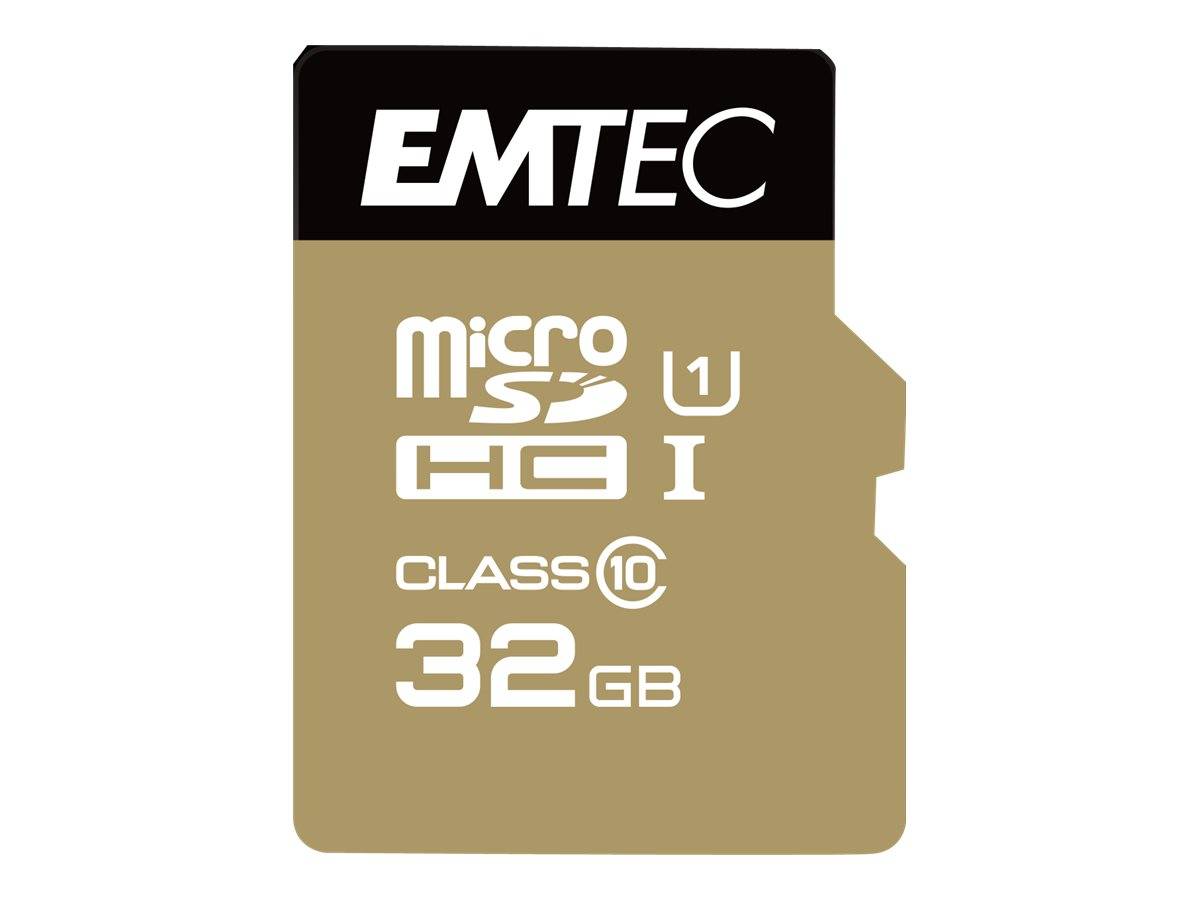EMTEC Gold+ - Flash-Speicherkarte (SD-Adapter inbegriffen)