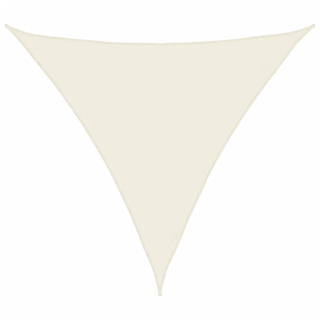 vidaXL Sonnensegel Oxford-Gewebe Dreieckig 3,6x3,6x3,6 m Creme
