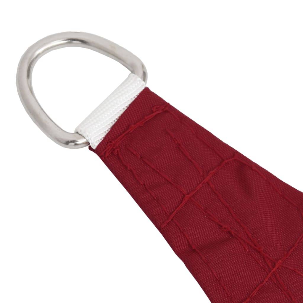 vidaXL Sonnensegel Oxford-Gewebe Dreieckig 3x3x4,24 m Rot