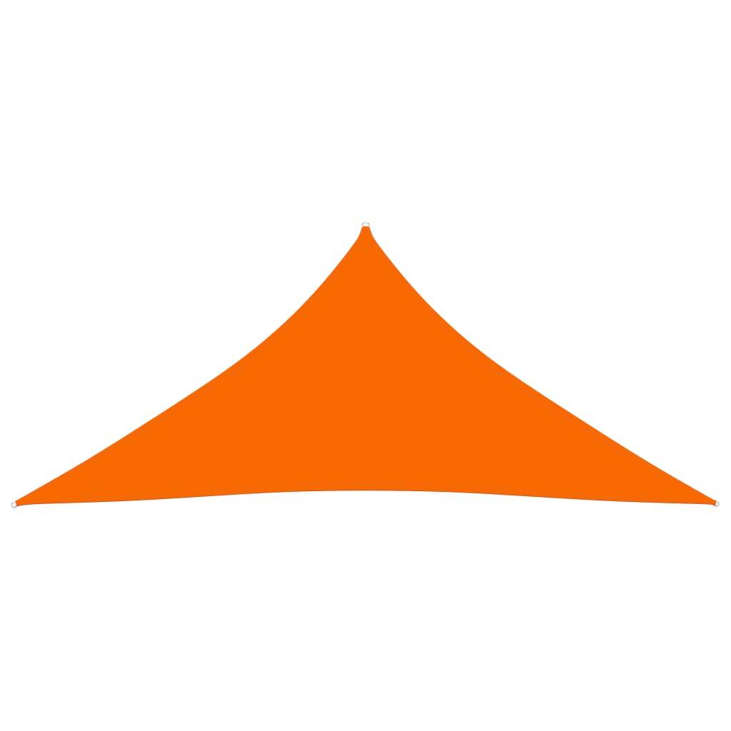 vidaXL Sonnensegel Oxford-Gewebe Dreieckig 3,6x3,6x3,6 m Orange