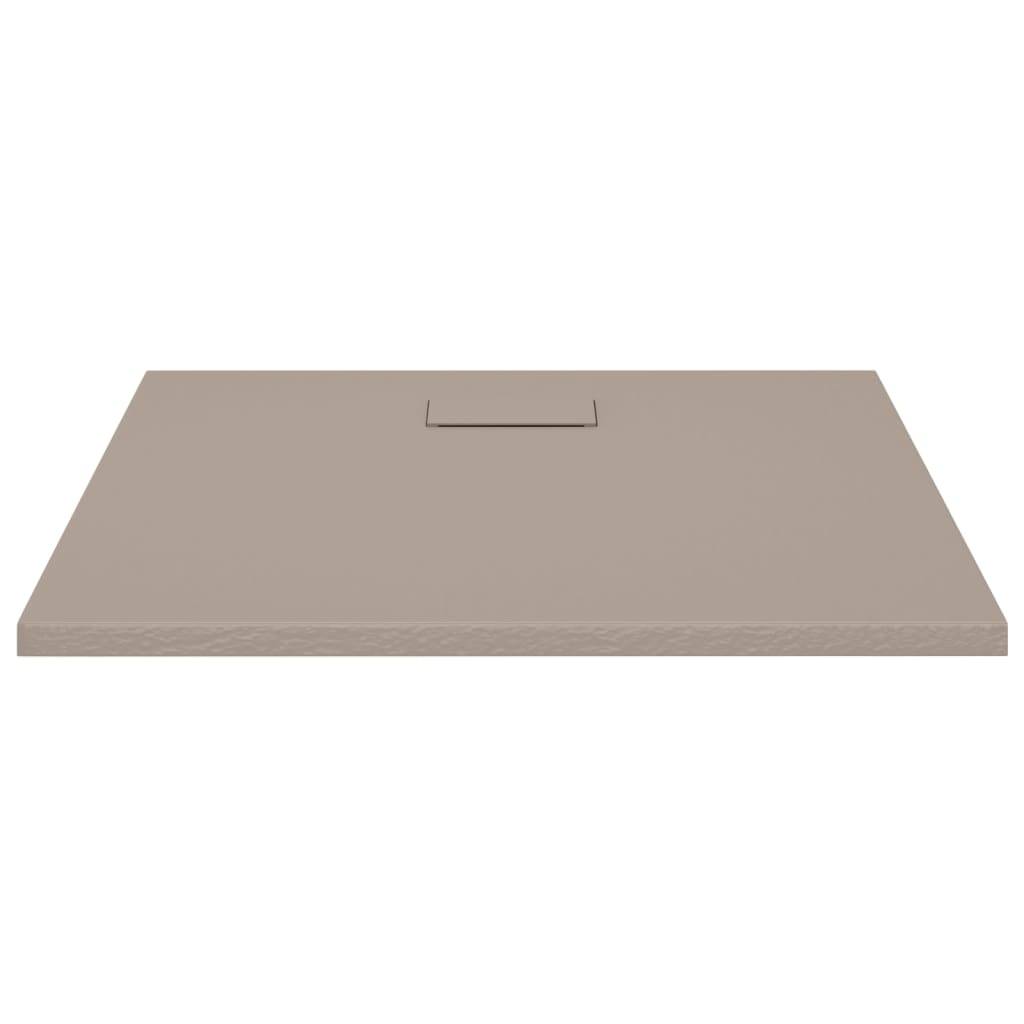 vidaXL Duschwanne SMC Braun 90x80 cm