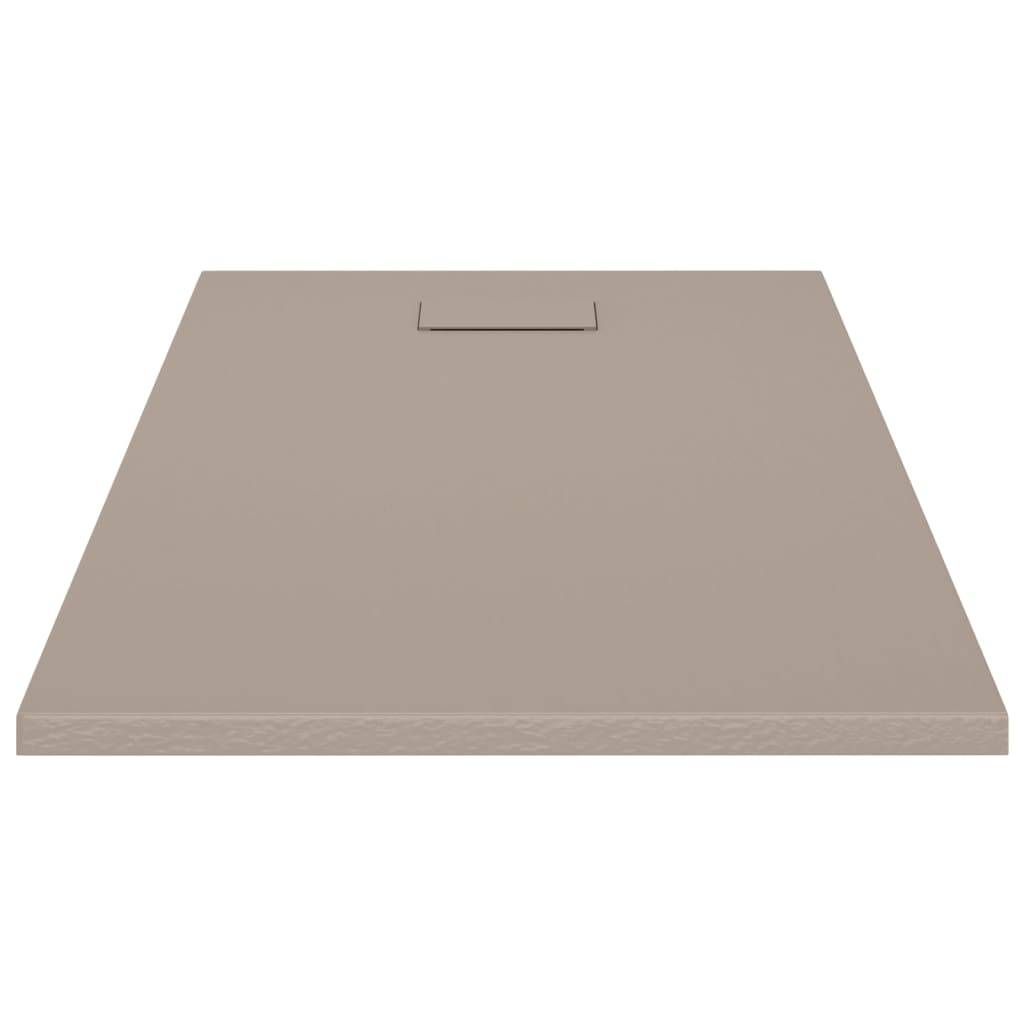 vidaXL Duschwanne SMC Braun 120x70 cm