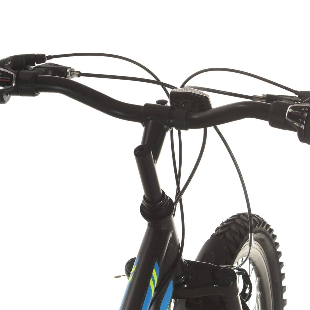 vidaXL Mountainbike 21 Gang 26 Zoll Rad 49 cm Schwarz