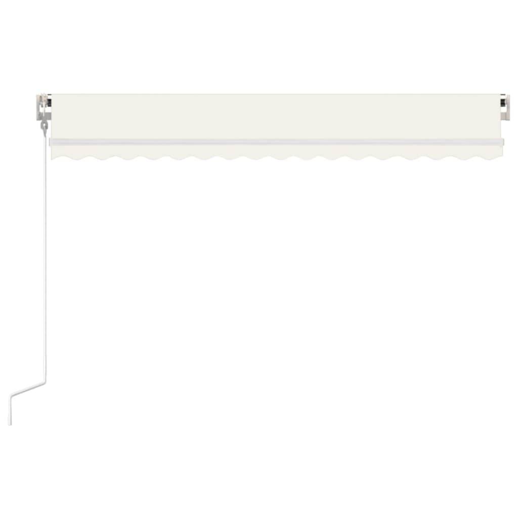 vidaXL Markise Automatisch Einziehbar 400x350 cm Creme