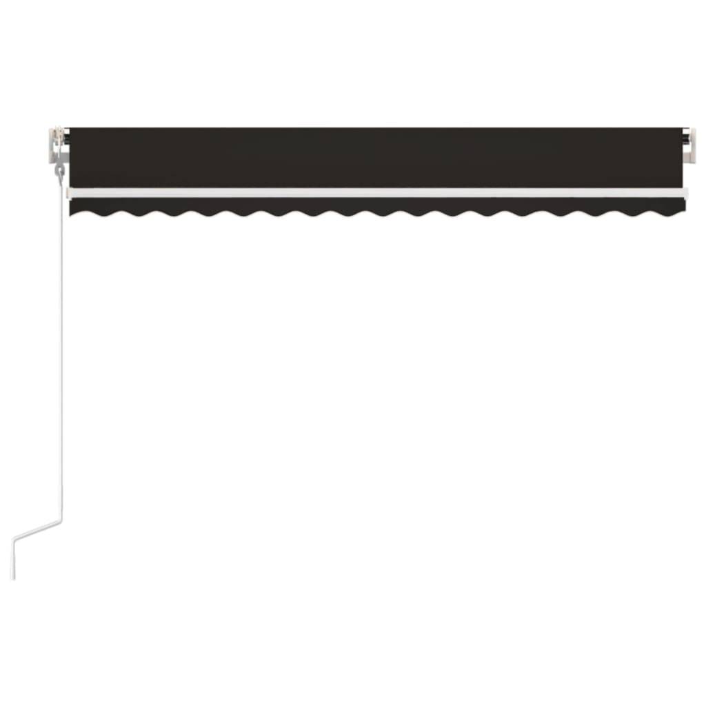 vidaXL Markise Automatisch Einziehbar 450x350 cm Anthrazit