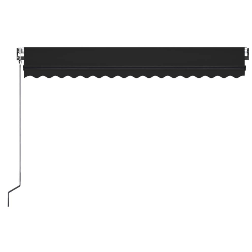 vidaXL Markise Automatisch Einziehbar 400x350 cm Anthrazit