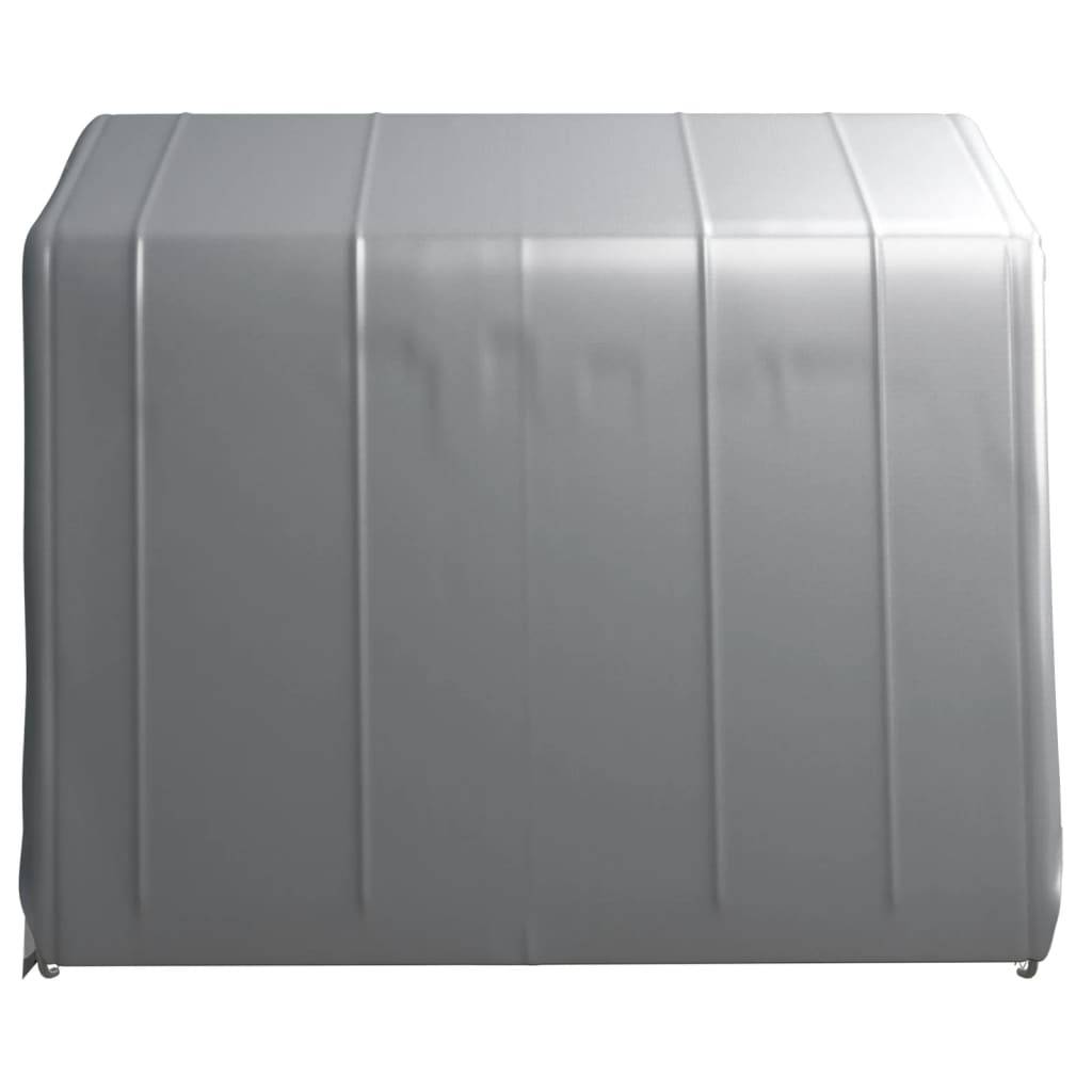 vidaXL Lagerzelt 240x240 cm Stahl Grau