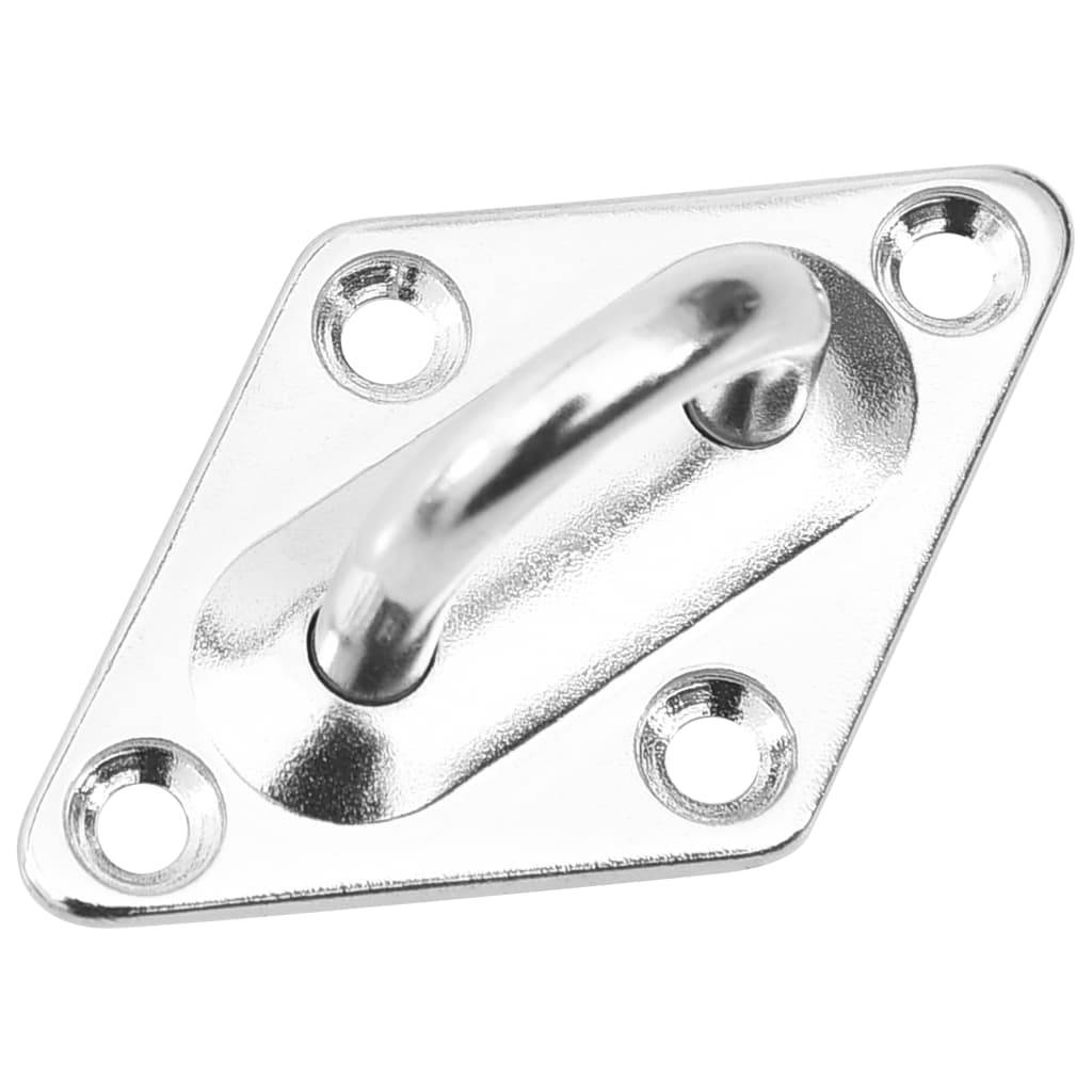 vidaXL 12-tlg. Sonnensegel Zubehör-Set Edelstahl
