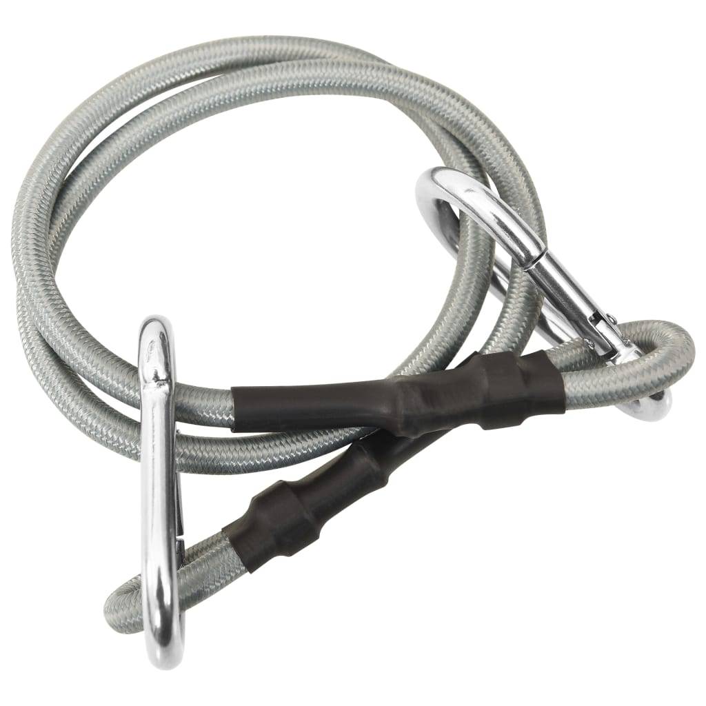 vidaXL Seile mit Karabiner 4 Stk. Gummi