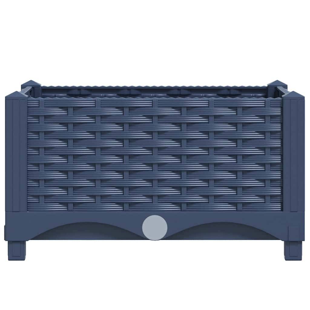 vidaXL Hochbeet 80x40x23 cm Polypropylen