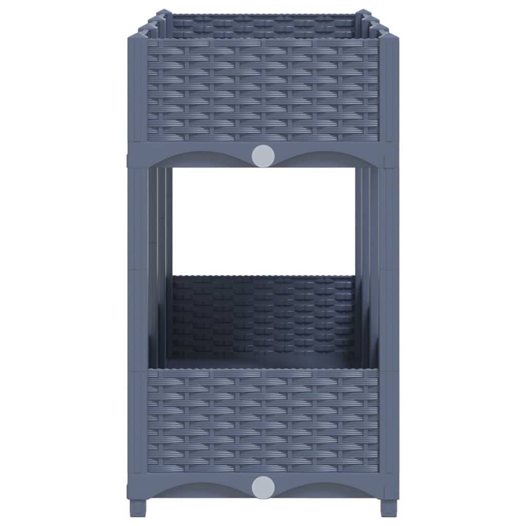 vidaXL Hochbeet 120x40x71 cm Polypropylen