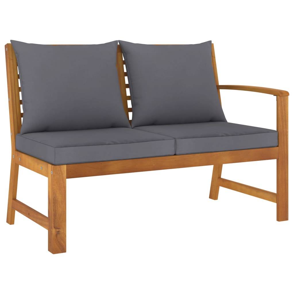 vidaXL 6-tlg. Garten-Lounge-Set mit Auflagen Massivholz Akazie